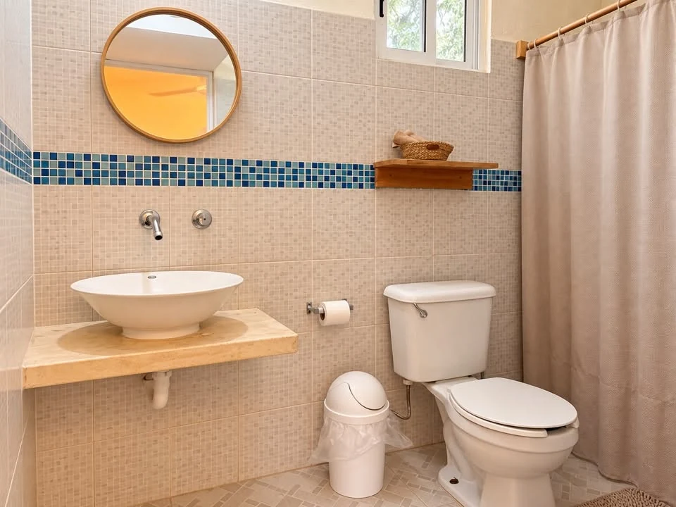 Baño privado del departamento Atardecer